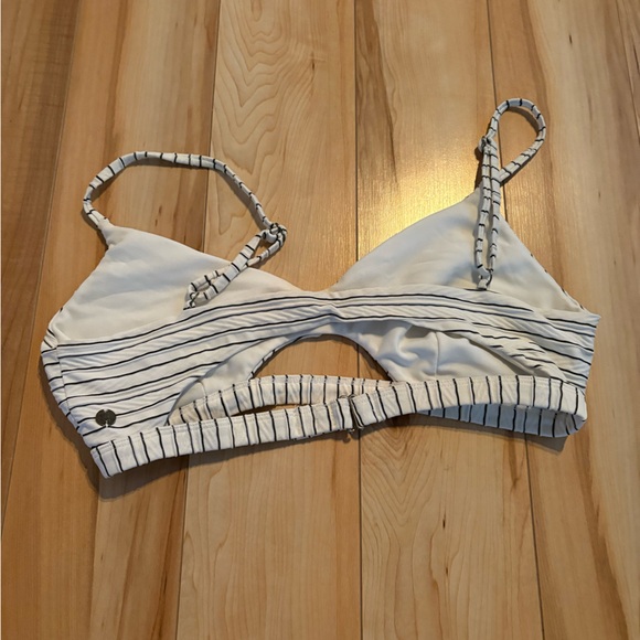 Striped Kids One Piece Swimsuit - Picture 2 of 2